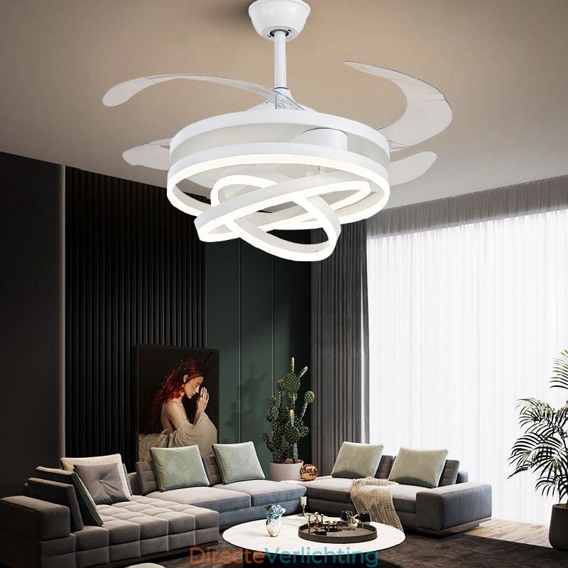 Creatieve Inverter Fan Kroonluchter Ventilatorlamp