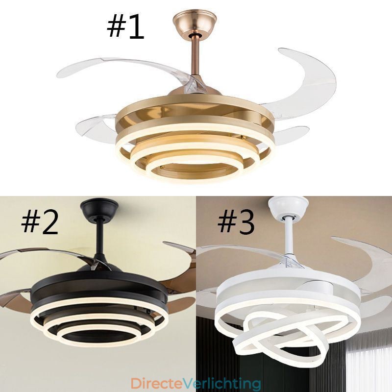 Creatieve Inverter Fan Kroonluchter Ventilatorlamp