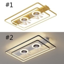 Moderne plafondventilator met verlichting en afstandsbediening