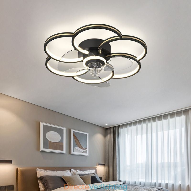 Plafondventilatoren met verlichting Kroonluchterventilator
