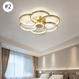 Plafondventilatoren met verlichting Kroonluchterventilator