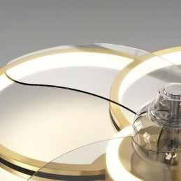 Plafondventilatoren met verlichting Kroonluchterventilator