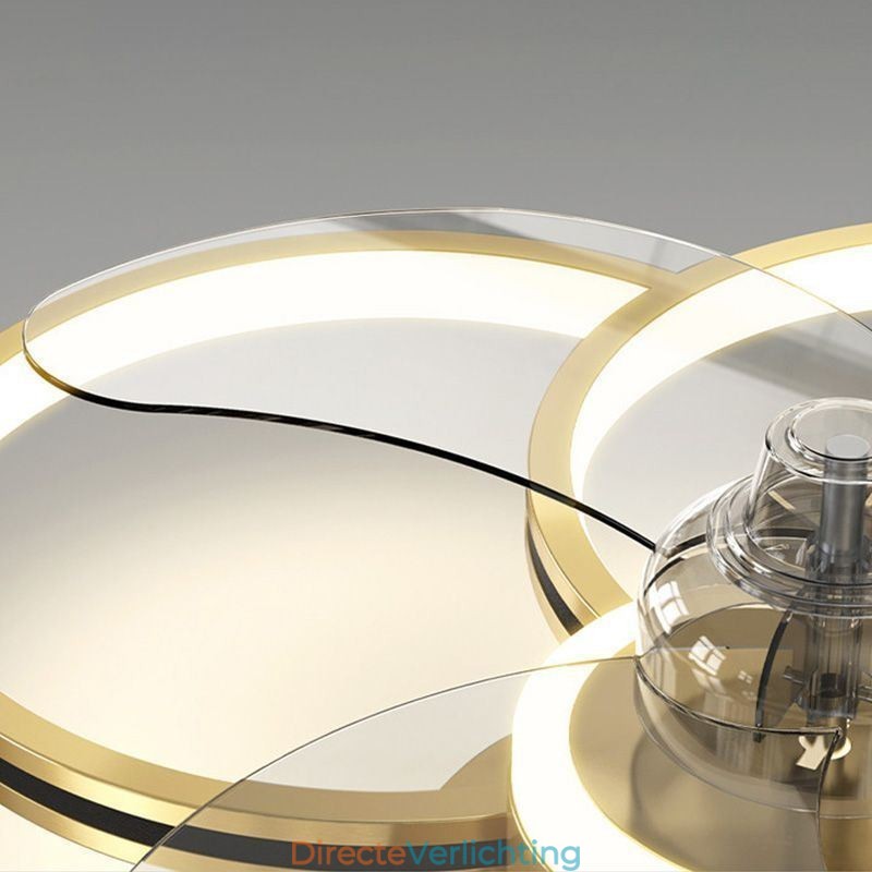 Plafondventilatoren met verlichting Kroonluchterventilator