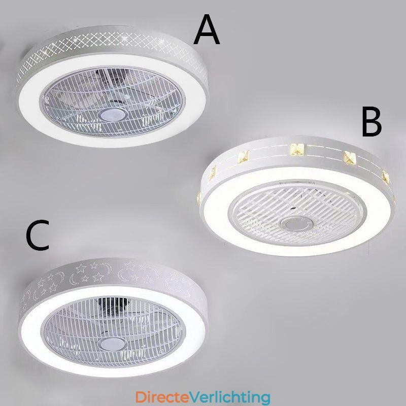 Ultradunne plafondventilator met licht Onzichtbare plafondventilator met licht