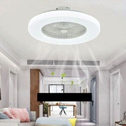 Ventilator Plafondlamp Trichromatisch Dimmen 3 Snelheid Afstandsbediening