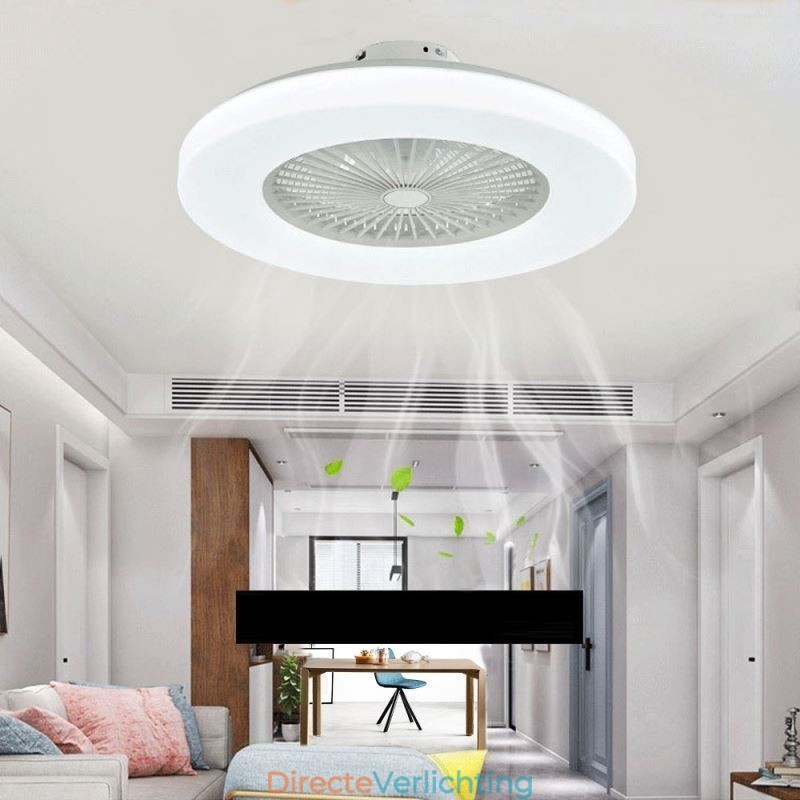 Ventilator Plafondlamp Trichromatisch Dimmen 3 Snelheid Afstandsbediening