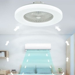 Ventilator Plafondlamp Trichromatisch Dimmen 3 Snelheid Afstandsbediening