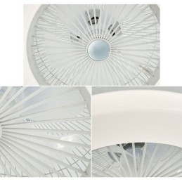 Ventilator Plafondlamp Trichromatisch Dimmen 3 Snelheid Afstandsbediening