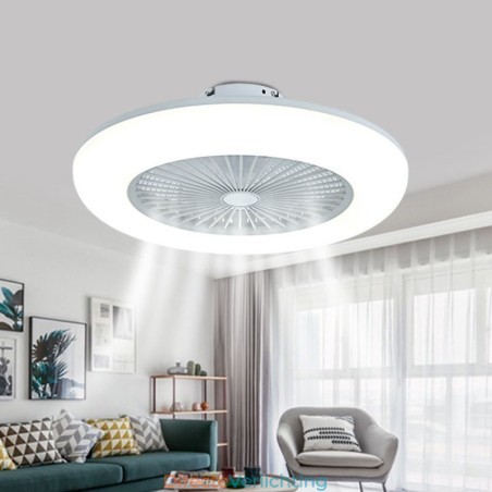 Ventilator Plafondlamp Trichromatisch Dimmen met Afstandsbediening 3 Snelheden Ventilator Plafondlamp Trichromatisch Dimmen met Afstandsbediening 3 Snelheden
