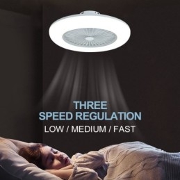 Ventilator Plafondlamp Trichromatisch Dimmen met Afstandsbediening 3 Snelheden