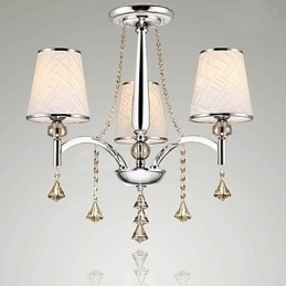 Moderne eigentijdse kristallen chromen metalen kroonluchter