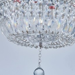 Retro Kristallen Kroonluchter Amerikaanse Luxe Kristallen Plafondlamp Met 18 Lampen
