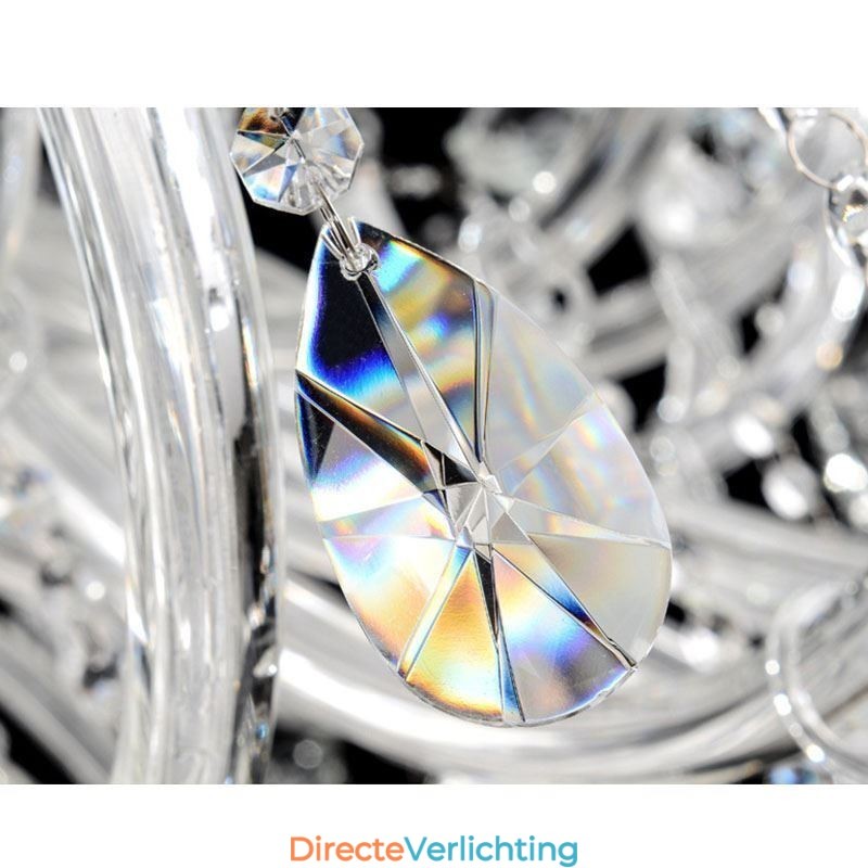 Europese Kristallen Kroonluchter Kristal Decoratie Plafondlamp Met 65 Lampen