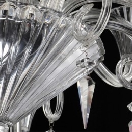 Europese kristallen kroonluchter decoratie plafondlamp met 12 lampen