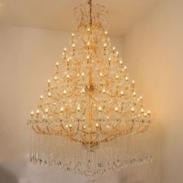 Luxe Kristallen Kroonluchter Decoratie Plafondlamp Met 96 Lampen