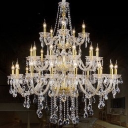 Luxe Kristallen Kroonluchter Decoratie Plafondlamp Met 32 Lampen