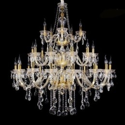 Luxe Kristallen Kroonluchter Decoratie Plafondlamp Met 32 Lampen