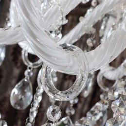Europese Kristallen Kroonluchter Met 32 Lampen Luxe Decoratie Plafondlamp