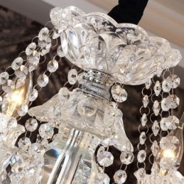 Europese Kristallen Kroonluchter Met 32 Lampen Luxe Decoratie Plafondlamp