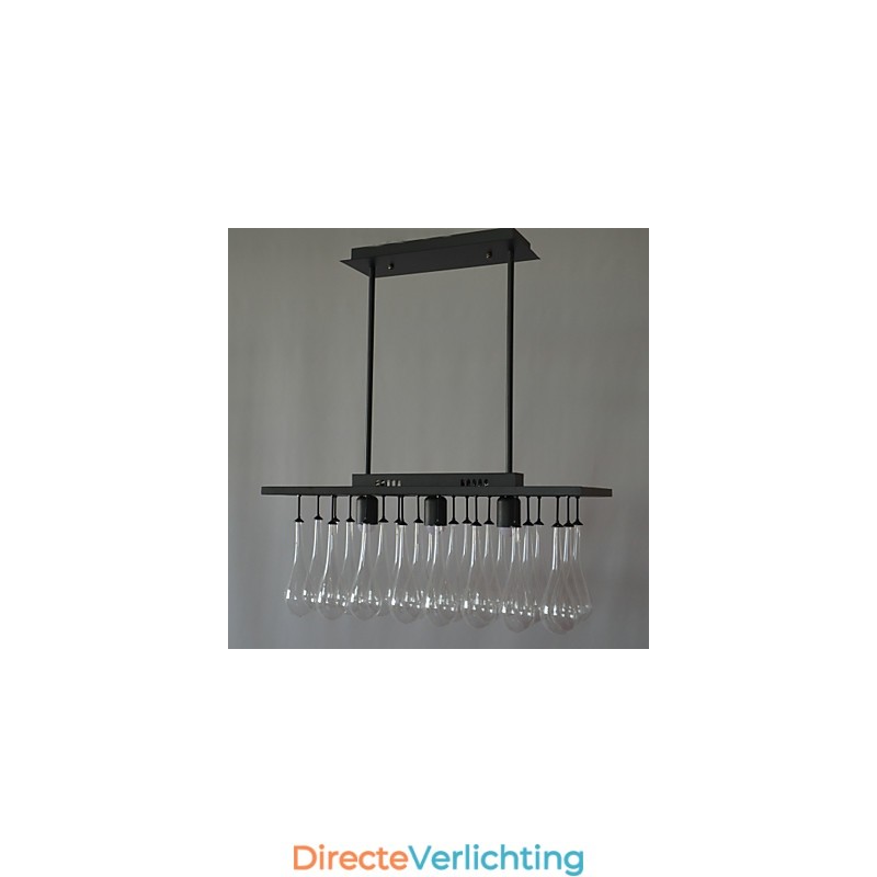 Moderne eigentijdse kristallen schilderij metalen kroonluchter