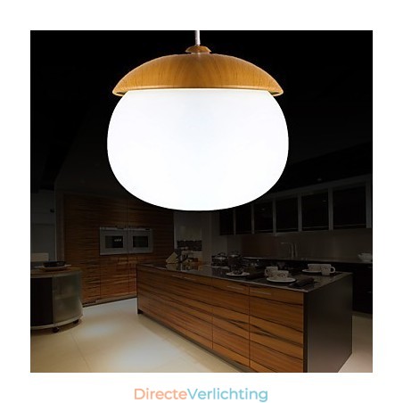 Moderne eigentijdse mini-stijl houten bamboe kroonluchter