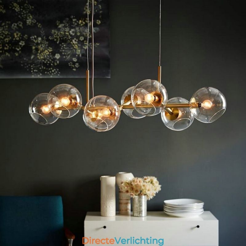 Hedendaagse Magic Bean hanglamp, eenvoudig, 8 lampen