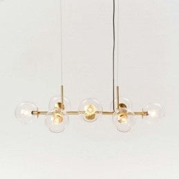 Hedendaagse Magic Bean hanglamp, eenvoudig, 8 lampen