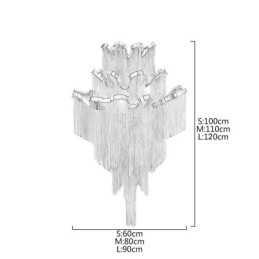 Moderne elegante kwast hanglamp