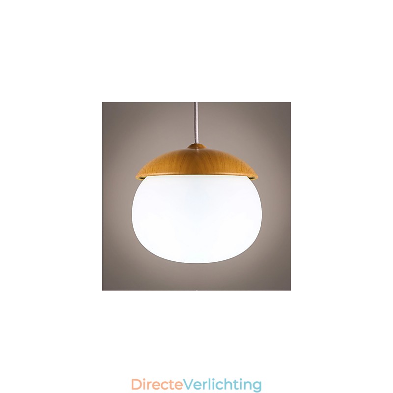 Moderne eigentijdse mini-stijl houten bamboe kroonluchter