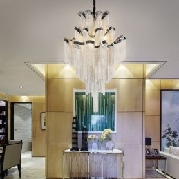 Moderne elegante kwast hanglamp