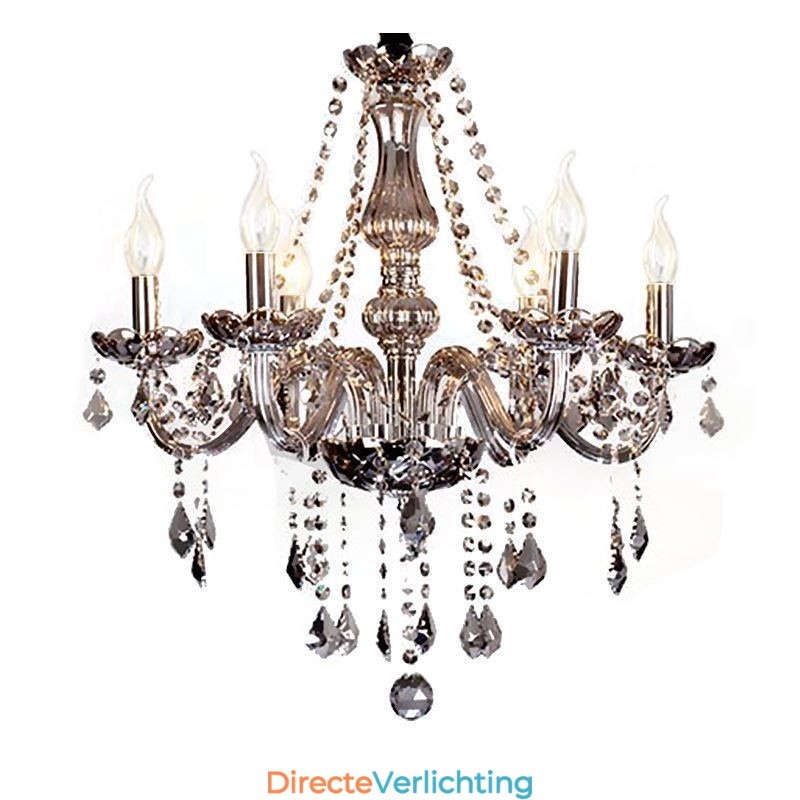 Elegante kristallen kroonluchter Europese stijl glazen hanglamp