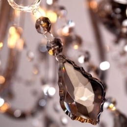Elegante kristallen kroonluchter Europese stijl glazen hanglamp