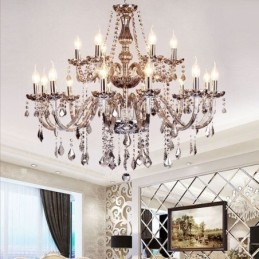 Grote Europese kristallen kroonluchter elegante hanglamp