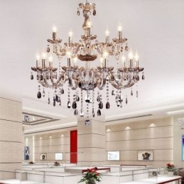 Grote Europese kristallen kroonluchter elegante hanglamp