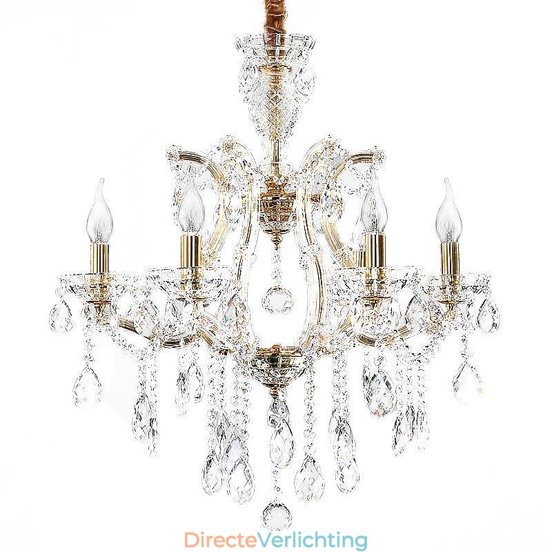 Elegante kristallen kroonluchter Europese hanglamp