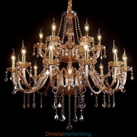 Luxe kristallen kroonluchter Europees plafondlicht Luxe kristallen kroonluchter Europees plafondlicht