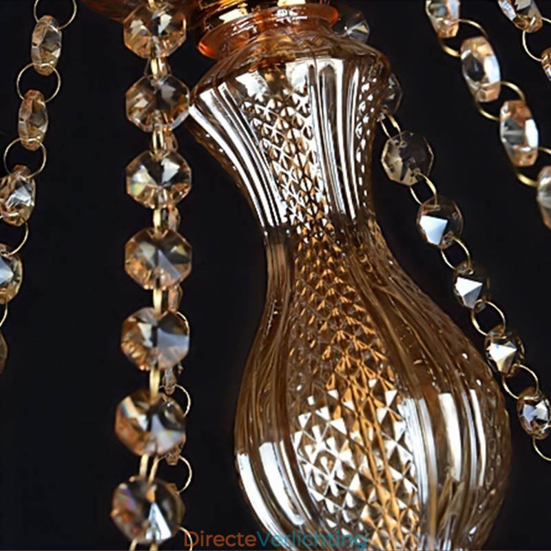Grote kristallen kroonluchter luxe Europese hanglamp