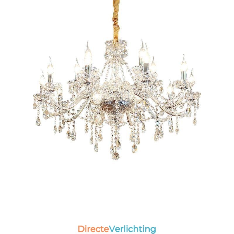 Moderne kristallen kroonluchter Europese transparante hanglamp