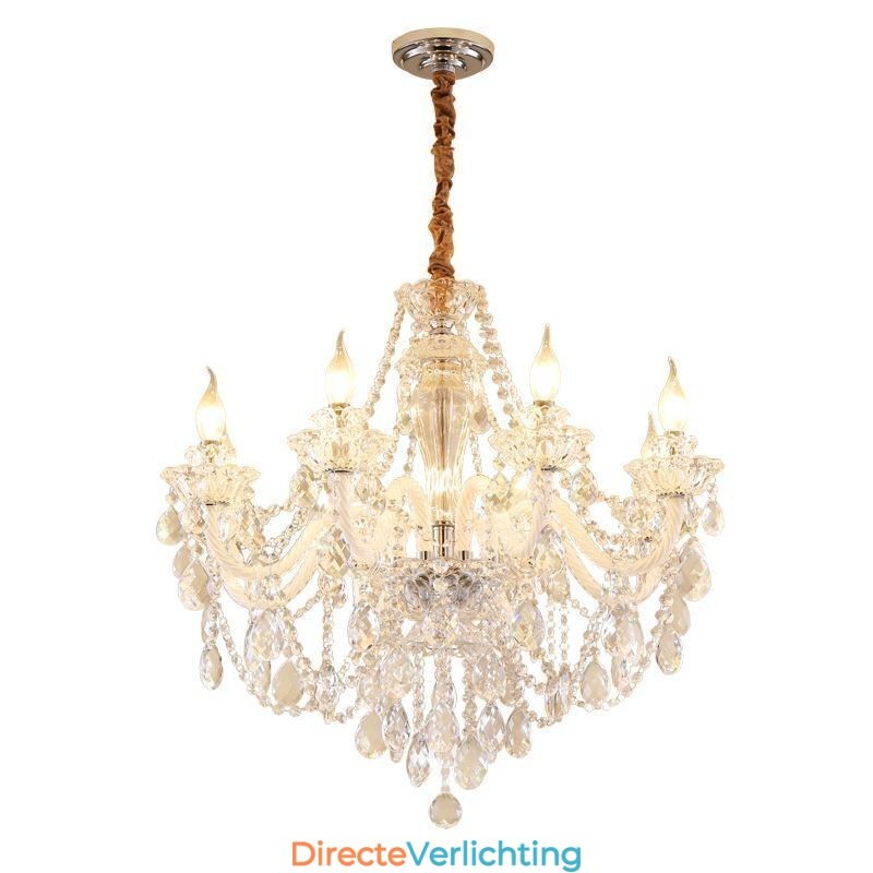 Luxe kristallen kroonluchter Europese elegante hanglamp