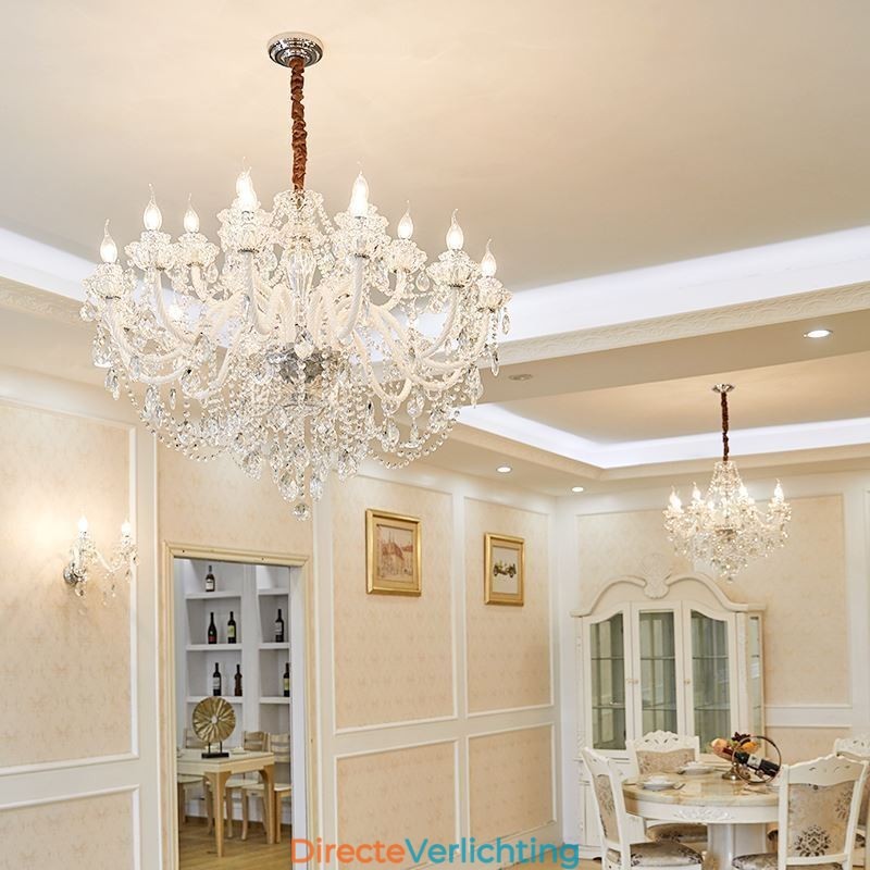 Luxe kristallen kroonluchter Europese elegante hanglamp