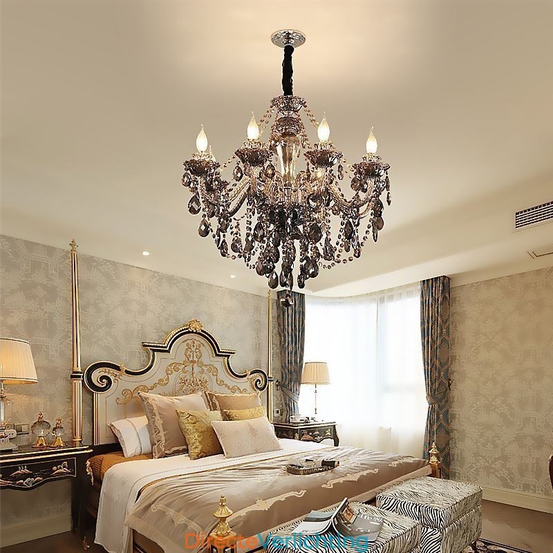 Luxe kristallen kroonluchter Europese elegante hanglamp