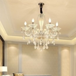 Europese kristallen kroonluchter elegante hanglamp