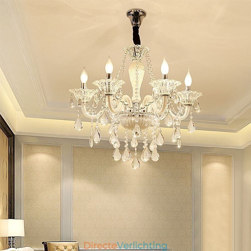 Europese kristallen kroonluchter elegante hanglamp