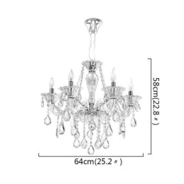 Europese kristallen kroonluchter elegante hanglamp