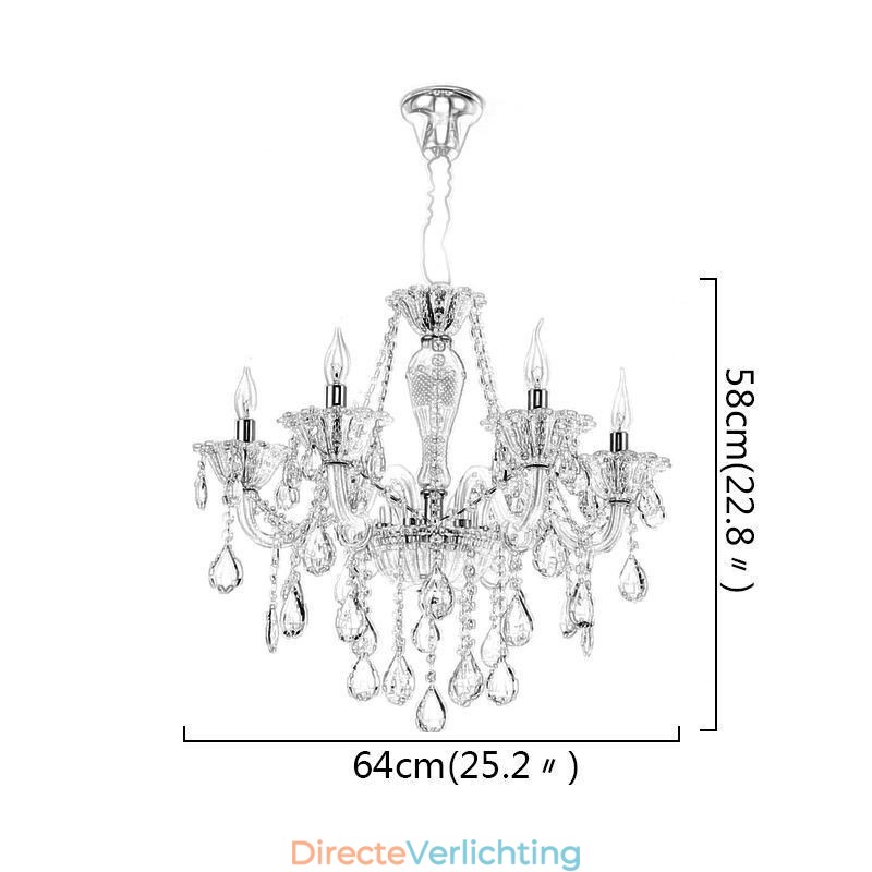 Europese kristallen kroonluchter elegante hanglamp
