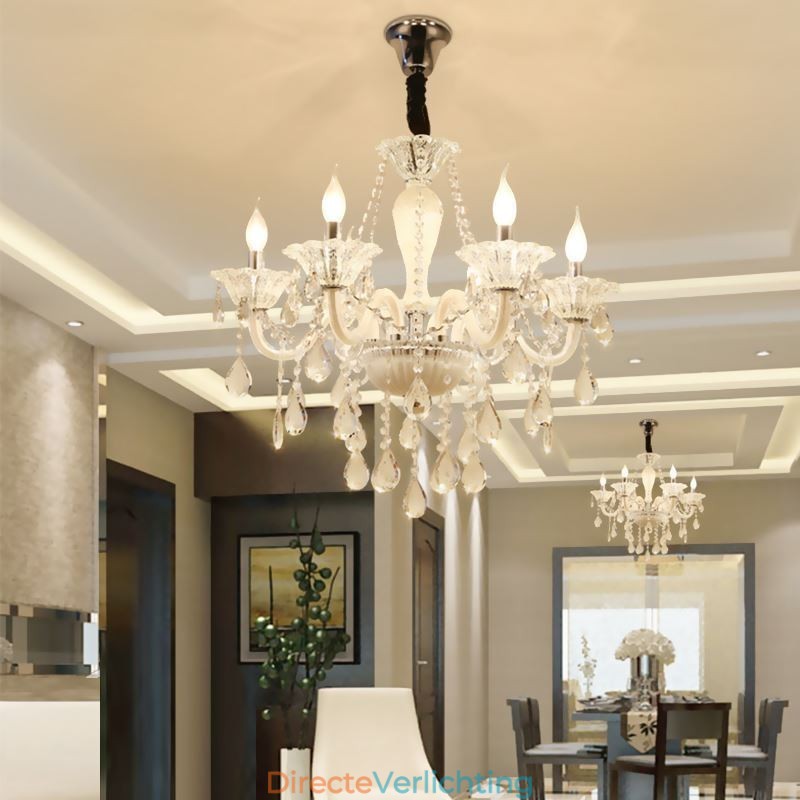 Europese kristallen kroonluchter elegante hanglamp