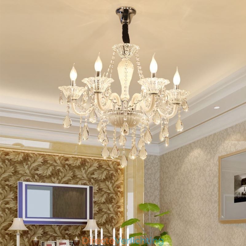 Europese kristallen kroonluchter elegante hanglamp