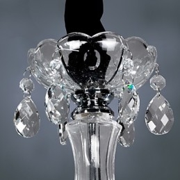 Elegante kristallen kroonluchter met 6 lampen
