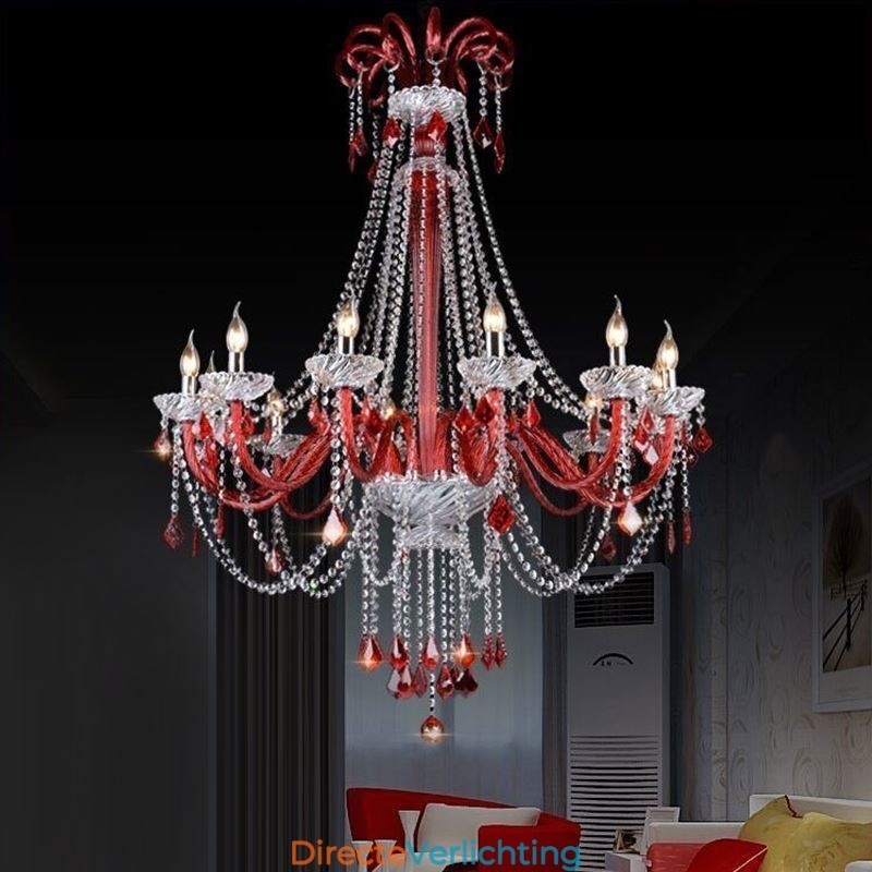 Europese kristallen kroonluchter elegante hanglamp