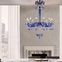 Europese kristallen kroonluchter elegante hanglamp